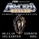 MONTAG NACHMITTAG EINSENDESCHLUSS: .rcn präsentiert: ARMORED SAINT, DI. 06.11.2018, HIRSCH, NÜRNBERG