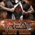 HEUTE EINSENDESCHLUSS: .rcn präsentiert: TREAT, DI. 06.11.2018, DER CULT, NÜRNBERG