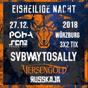 DEMNÄCHST EINSENDESCHLUSS: .rcn präsentiert: EISHEILIGE NACHT, DO. 27.12.2018, POSTHALLE-WÜRZBURG