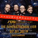 SAMSTAG EINSENDESCHLUSS: .rcn präsentiert: FANTA 4, MO. 07.01.2019, NÜRNBERG-ARENA
