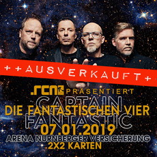 SAMSTAG EINSENDESCHLUSS: .rcn präsentiert: FANTA 4, MO. 07.01.2019, NÜRNBERG-ARENA