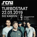 DIENSTAG EINSENDESCHLUSS: .rcn präsentiert: TURBOSTAAT, FR. 22.03.2019, E-WERK, ERLANGEN