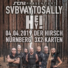 SONNTAG EINSENDESCHLUSS: .rcn präsentiert: SUBWAY TO SALLY, DO. 04.04.2019, NÜRNBERG, HIRSCH