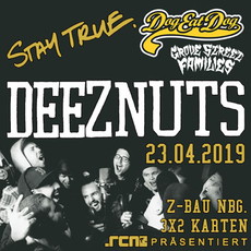 SAMSTAG EINSENDESCHLUSS: .rcn präsentiert: .rcn präsentiert: DEEZ NUTS, DI. 23.04.2019, NÜRNBERG, Z-BAU