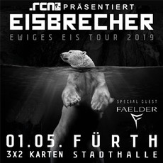 SONNTAG EINSENDESCHLUSS: .rcn präsentiert: EISBRECHER, MI. 01.05.2019, FÜRTH-STADTHALLE