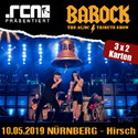 DONNERSTAG EINSENDESCHLUSS: .rcn präsentiert: BAROCK, FR. 10.05.2019, NÜRNBERG - HIRSCH