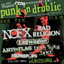 HEUTE, DONNERSTAG EINSENDESCHLUSS: .rcn präsentiert: PUNK IN DRUBLIC FESTIVAL 2019, SA. 11.05.2019, WÜRZBURG - S.OLIVER ARENA