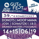 PFINGSTSONNTAG EINSENDESCHLUSS: .rcn präsentiert: GUTSFEST, 14.-15.06.2019, RESIDENZ - ELLINGEN (NÄHE WEISSENBURG)