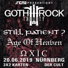 MONTAG EINSENDESCHLUSS: .rcn präsentiert: GOTH ROCK TRINITY, DONNERSTAG, 20.06.2019, NÜRNBERG - DER CULT