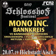 MORGEN, DONNERSTAG, EINSENDESCHLUSS: .rcn präsentiert: SCHLOSSHOF FESTIVAL, SA. 20.07.2019, HÖCHSTADT/AISCH, SCHLOSS