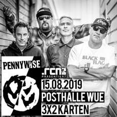 DONNERSTAG EINSENDESCHLUSS: .rcn präsentiert: PENNYWISE, DO. 15.08.2019, WÜRZBURG - POSTHALLE