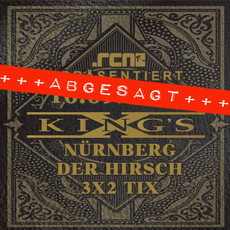 .rcn präsentiert: KING'S X, 10.09.2019 LEIDER ABGESAGT!