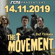 HEUTE EINSENDESCHLUSS: .rcn präsentiert: THE MOVEMENT, DO. 14.11.2019, CLUB STEREO