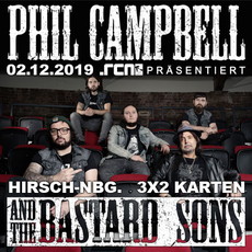 MONTAG MITTAG EINSENDESCHLUSS: .rcn präsentiert: PHIL CAMPBELL, MO. 02.12.2019, NÜRNBERG - DER HIRSCH