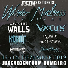 DIENSTAG EINSENDESCHLUSS: .rcn präsentiert: WINTER MADNESS FESTIVAL, FR/SA 13./14.12.2019, BAMBERG, JUZ