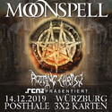 MITTWOCH EINSENDESCHLUSS: .rcn präsentiert: MOONSPELL, SA. 14.12.2019, WÜRZBURG, POSTHALLE