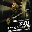 DONNERSTAG EINSENDESCHLUSS: .rcn präsentiert: SUZI QUATRO, SO. 15.12.2019, NÜRNBERG, LÖWENSAAL