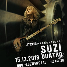 DONNERSTAG EINSENDESCHLUSS: .rcn präsentiert: SUZI QUATRO, SO.  15.12.2019, NÜRNBERG, LÖWENSAAL
