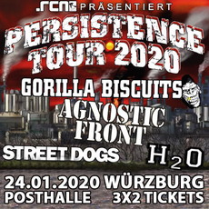 DIENSTAG EINSENDESCHLUSS: .rcn präsentiert: PERSISTENCE TOUR 2020, FR. 24.01.2020, WÜRZBURG - POSTHALLE