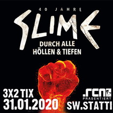 DIENSTAG EINSENDESCHLUSS: .rcn präsentiert: SLIME, FR. 31.01.2020, SCHWEINFURT, STATTBAHNHOF