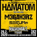 SONNTAG EINSENDESCHLUSS: .rcn präsentiert: HÄMATOM, SA. 29.02.2020,GEISELWIND, STROHOFER