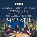 FREITAG EINSENDESCHLUSS: .rcn präsentiert: MYRATH, SO. 15.03.2020, NÜRNBERG, Z-BAU