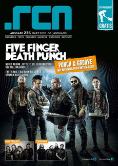 JETZT ONLINE: PRINTAUSGABE .rcn 236: FIVE FINGER DEATH PUNCH & VIELES MEHR... ALS PDF, E-BOOK UND FLASH-BLÄTTERMAGAZIN