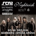 NEUER TERMIN: NIGHTWISH BROSE ARENA BA JETZT 05.12.2021