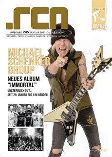 JETZT ONLINE: PRINTAUSGABE .rcn 245 JANUAR: MICHAEL SCHENKER... UND A BISSERL MEHR... ALS PDF/ E-BOOK