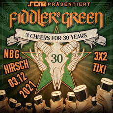 SPEEDFOLK! .rcn präsentiert: FIDDLER'S GREEN- 3 CHEERS FOR 30+1 YEARS, DO. 25.11.2020, WÜRZBURG, POSTHALLE