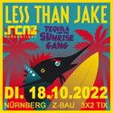 Neuer termin bei unseren Verlosungen: .rcn präsentiert: LESS THAN JAKE, DI. 18.10.2022, NÜRNBERG, Z-BAU