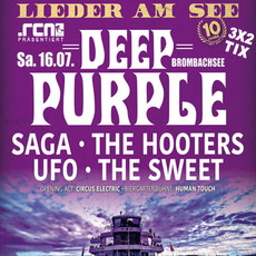 WIR VERLOSEN KARTEN: .rcn präsentiert: LIEDER AM SEE (U.A. DEEP PURPLE), SA.16.07.2022, STRANDBAD ENDERDORF AM BROMBACHSEE