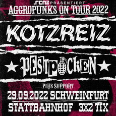 MONTAG EINSENDESCHLUSS: .rcn präsentiert: AGGROPUNKS ON TOUR, DO. 29.09.2022, SCHWEINFURT STATTBAHNHOF