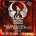 DEMNÄCHST EINSENDESCHLUSS: .rcn präsentiert: BOYSETSFIRE + HOT WATER MUSIC, MO. 10.10.2022, NBG-LÖWENSAAL