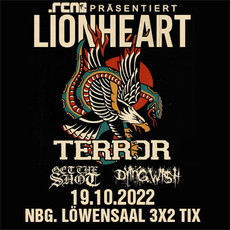 TICKETS NOCH AN DER ABENDKASSE ZU HABEN: LIONHEART IM LÖWENSAAL NBG.