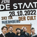 MORGEN EINSENDESCHLUSS: .rcn präsentiert: DE STAAT, FR. 28.10.2022, NÜRNBERG, DER CULT