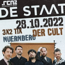 MORGEN EINSENDESCHLUSS: .rcn präsentiert: DE STAAT, FR. 28.10.2022, NÜRNBERG, DER CULT