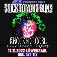 SONNTAG EINSENDESCHLUSS: .rcn präsentiert: STICK TO YOUR GUNS, DO. 17.11.2022, NÜRNBERG, LÖWENSAAL