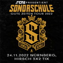 FREITAG EINSENDESCHLUSS: .rcn präsentiert: SONDASCHULE, DO. 24.11.2022, NÜRNBERG, DER HIRSCH