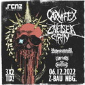 SONNTAG EINSENDESCHLUSS: .rcn präsentiert: CARNIFEX, CHELSEA GRIN. DI. 06.12.2022, NÜRNBERG - Z-BAU