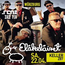 MITTWOCH EINSENDESCHLUSS: .rcn präsentiert: ELÄKELÄISET, SA. 22.04.2023, NÜRNBERG, DER CULT