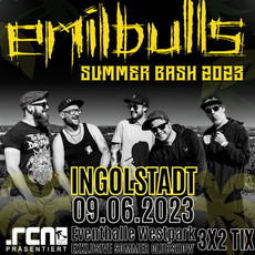 NEUE VERLOSUNG: .rcn präsentiert EMIL BULLS, FR. 09.06.2023, INGOLSTADT, EVENTHALLE WESTPARK