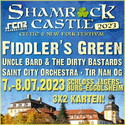 NEUE VERLOSUNG: .rcn Magazin präsentiert SHAMROCK CASTLE 2023, 07.-08.07.2023, SCHLOSS JÄGERSBURG/EGGOLSHEIM FRÄNKISCHE SCHWEIZ