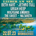 NEUE VERLOSUNG: .rcn präsentiert: LIEDER AM SEE, SA. 22.07.2023, ENDERNDORF, STRANDBAD BROMBACHSEE