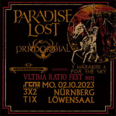 NEUE VERLOSUNG: .rcn Magazin präsentiert: PARADISE LOST, PRIMORDAL, Montag, 02.10.2023, NÜRNBERG, LÖWENSAAL