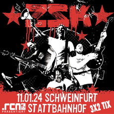Morgen Einsendeschluss: .rcn präsentiert ZSK, Do.  11.01.2024, Schweinfurt, Stattbahnhof