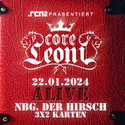 Montag, 15.01. Einsendeschluss: .rcn präsentiert: Core Leoni, Mo. 22.01.2024, Nürnberg, Hirsch