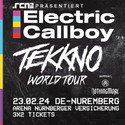 21.02. Mittwoch Einsendeschluss: .rcn präsentiert ELECTRIC CALLBOY, FR. 23.02.2024, NÜRNBERG, ARENA