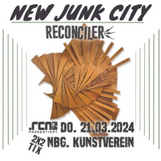 Sonntag Einsendeschluss: .rcn präsentiert New Junk City, Do. 21.03.2024, Nürnberg, Kunstverein im Z-Bau