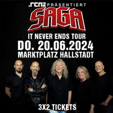 Neues aus Kanada! rcn präsentiert: Saga, Donnerstag, 20.06.2024, Hallstadt bei Bamberg